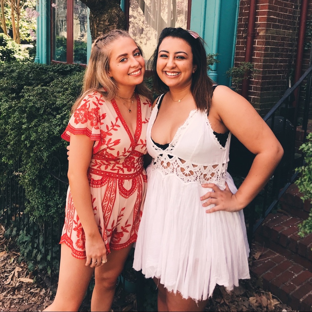 Topshop romper with sheer midsection…only worn ONCE!!